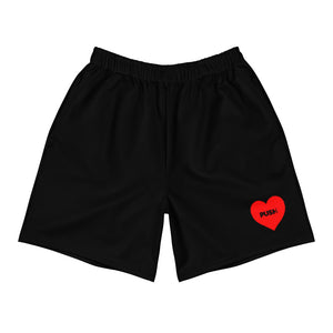PUSH LOVE Men's Athletic Long Shorts