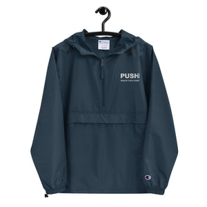 PUSH Embroidered Champion Packable Jacket