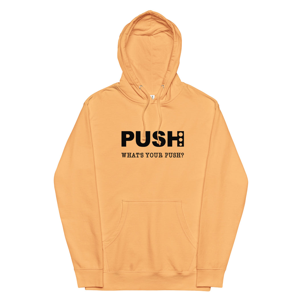 PASTEL PUSH Unisex midweight hoodie