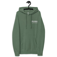 Load image into Gallery viewer, PUSH Unisex pigment-dyed hoodie