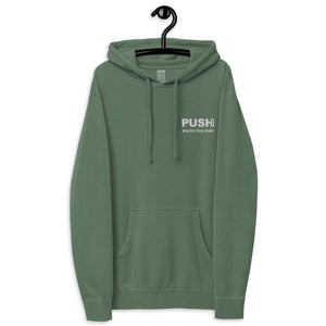 PUSH Unisex pigment-dyed hoodie