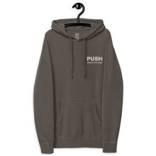 Load image into Gallery viewer, PUSH Unisex pigment-dyed hoodie
