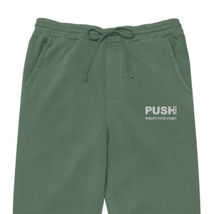 PUSH PAIR Unisex pigment-dyed sweatpants